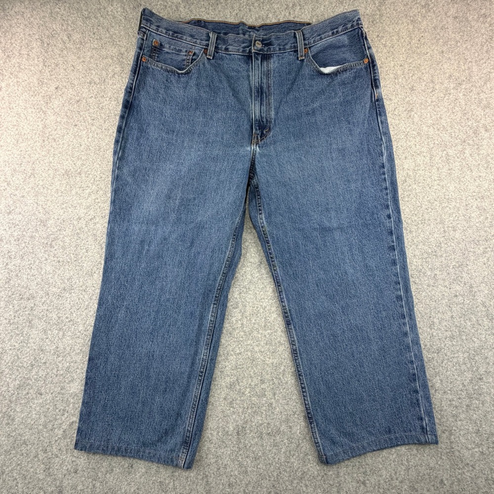 Levis 550 Relaxed Fit Jeans Mens 42x29 Medium Wash Blue Denim 00550-4891